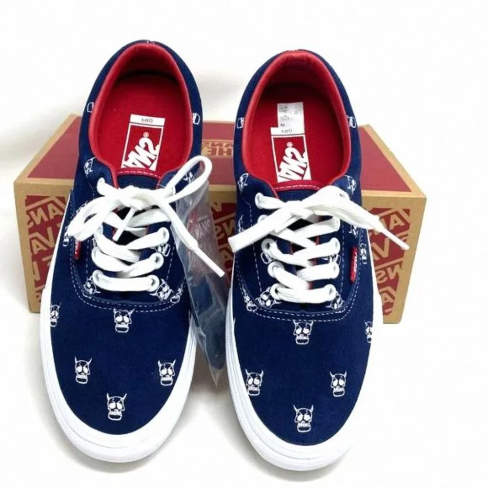 💖MEGA SALE💖VANS Era Pro Kader Sylla Halloween VN0A347L0V0 Women's Navy Suede